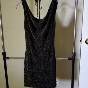 Rock & Republic Black And Gold Dress